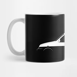 MG Metro Turbo Silhouette Mug